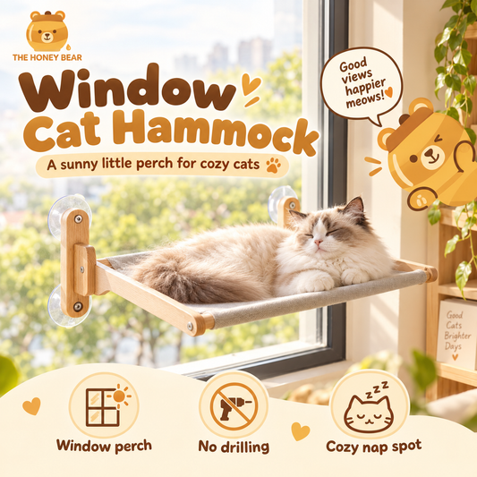 Window Cat Hammock — The Honey Bear hero image